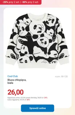 Smyk - gazetka promocyjna Ubrania i buty: -20% przy 2 szt. | -30% przy 3 szt. od poniedziałku 02.03 do czwartku 05.03 - strona 11