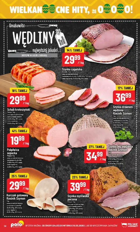 POLOmarket - gazetka promocyjna Gazetka od środy 04.03 do wtorku 10.03 - strona 14