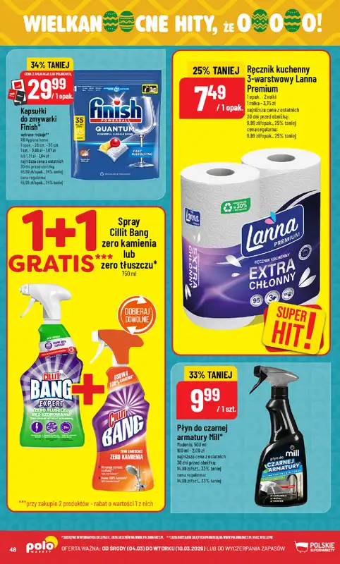 POLOmarket - gazetka promocyjna Gazetka od środy 04.03 do wtorku 10.03 - strona 48