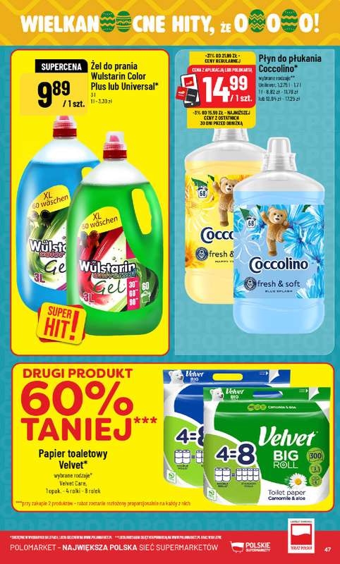 POLOmarket - gazetka promocyjna Gazetka od środy 04.03 do wtorku 10.03 - strona 47