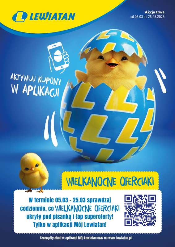 LEWIATAN - gazetka promocyjna Wielkanocne Oferciaki  do środy 25.03