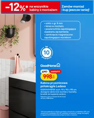 Castorama - gazetka promocyjna Łazienka, kuchnia, atomia od środy 04.03 do wtorku 17.03 - strona 11