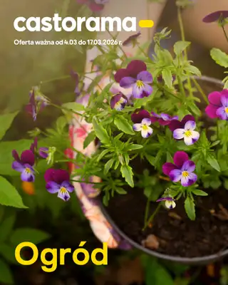 Castorama - gazetka promocyjna Ogród od środy 04.03 do wtorku 17.03