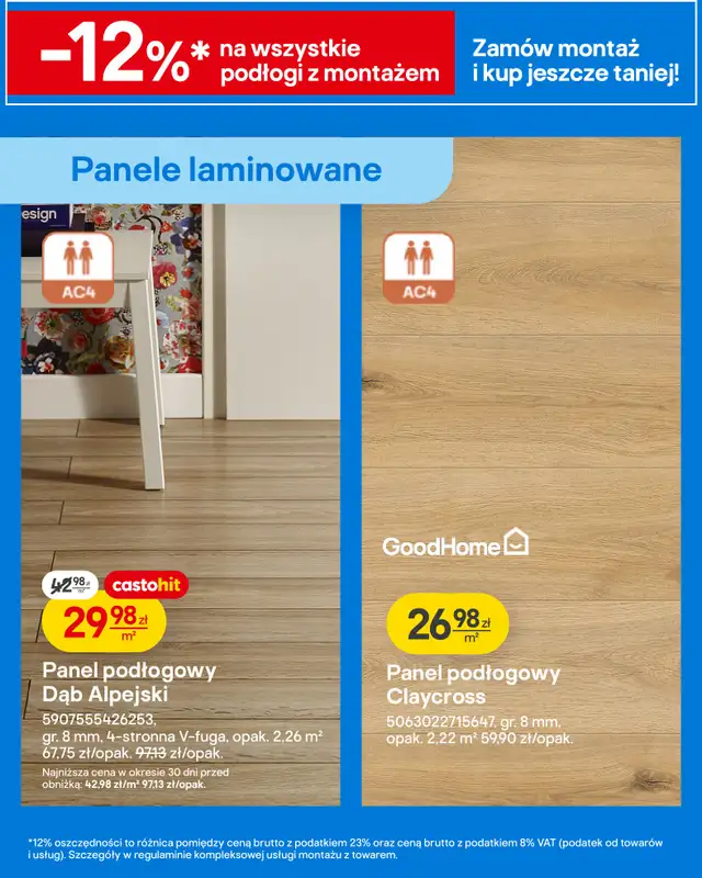 Castorama - gazetka promocyjna Podłogi, drzwi od środy 04.03 do wtorku 17.03 - strona 2