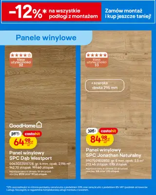 Castorama - gazetka promocyjna Podłogi, drzwi od środy 04.03 do wtorku 17.03 - strona 4