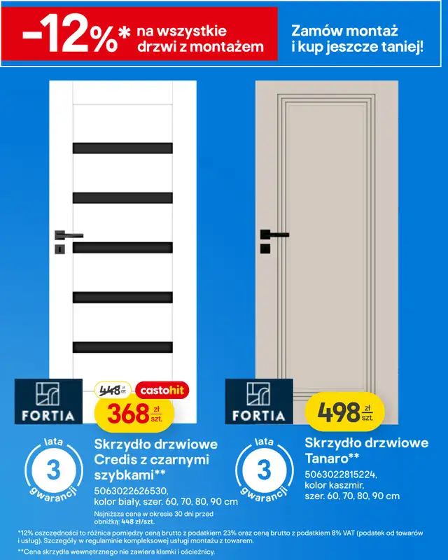 Castorama - gazetka promocyjna Podłogi, drzwi od środy 04.03 do wtorku 17.03 - strona 10