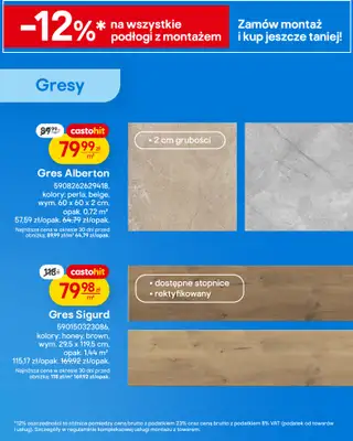 Castorama - gazetka promocyjna Podłogi, drzwi od środy 04.03 do wtorku 17.03 - strona 7