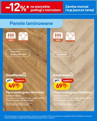 Castorama - gazetka promocyjna Podłogi, drzwi od środy 04.03 do wtorku 17.03 - strona 3