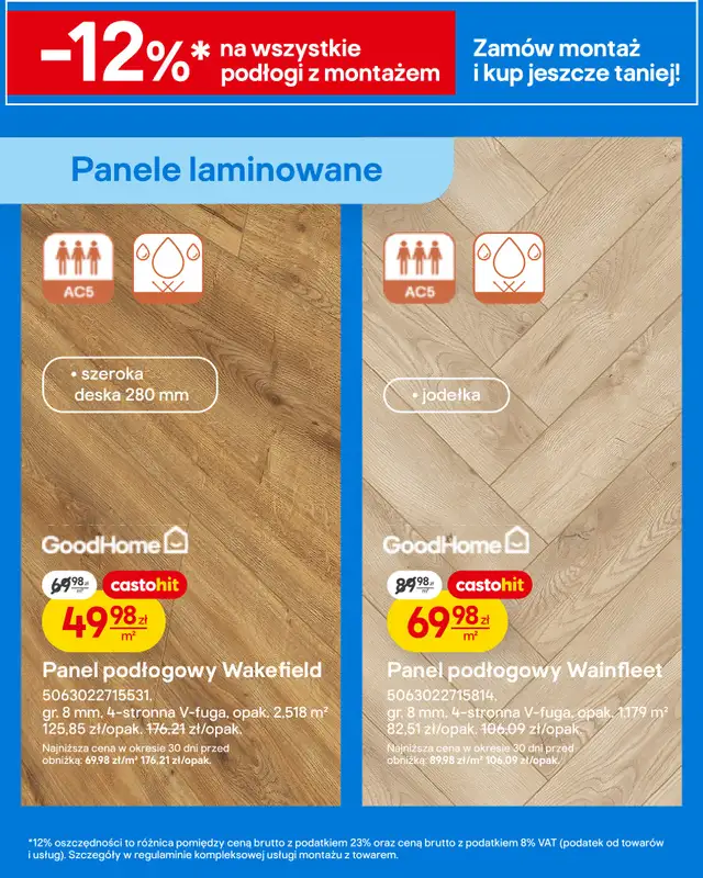 Castorama - gazetka promocyjna Podłogi, drzwi od środy 04.03 do wtorku 17.03 - strona 3