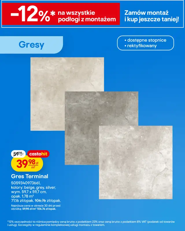 Castorama - gazetka promocyjna Podłogi, drzwi od środy 04.03 do wtorku 17.03 - strona 6