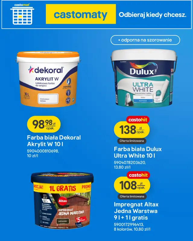 Castorama - gazetka promocyjna Farby, oświetlenie, tekstylia od środy 04.03 do wtorku 17.03 - strona 3