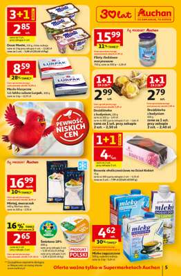 Auchan - gazetka promocyjna Gazetka 30 Lat Supermarket Auchan  do środy 11.03 - strona 5