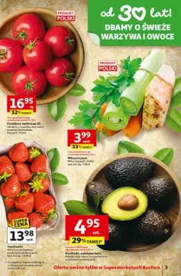 Auchan - gazetka promocyjna Gazetka 30 Lat Supermarket Auchan od czwartku 05.03 do środy 11.03 - strona 3