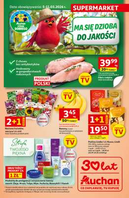 Auchan - gazetka promocyjna Gazetka 30 Lat Supermarket Auchan od czwartku 05.03 do środy 11.03