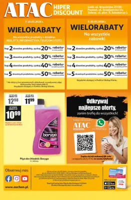 Auchan - gazetka promocyjna Gazetka ATAC Hiper Discount od czwartku 05.03 do środy 25.03 - strona 4