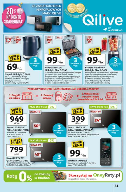 Auchan - gazetka promocyjna Gazetka 30 Lat Hipermarket Auchan od czwartku 05.03 do środy 11.03 - strona 41