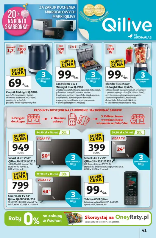 Auchan - gazetka promocyjna Gazetka 30 Lat Hipermarket Auchan od czwartku 05.03 do środy 11.03 - strona 41