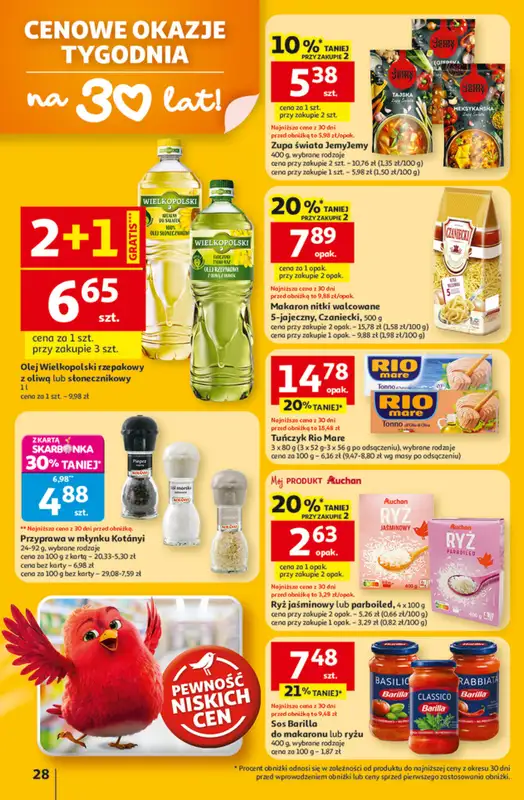 Auchan - gazetka promocyjna Gazetka 30 Lat Hipermarket Auchan od czwartku 05.03 do środy 11.03 - strona 28