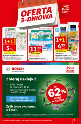 Auchan - gazetka promocyjna Gazetka 30 Lat Hipermarket Auchan od czwartku 05.03 do środy 11.03 - strona 3