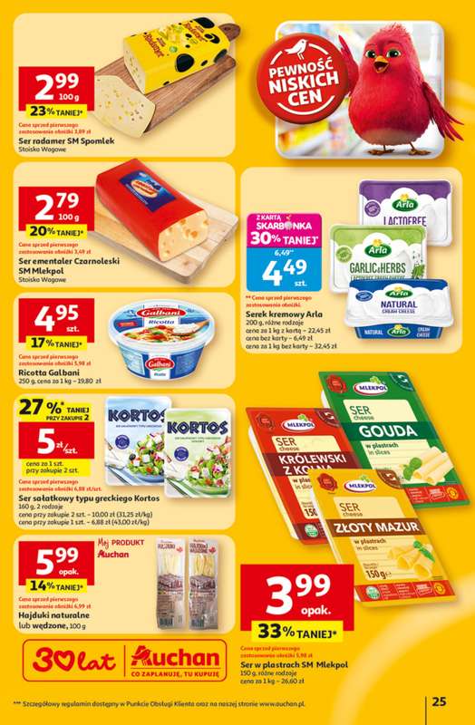 Auchan - gazetka promocyjna Gazetka 30 Lat Hipermarket Auchan od czwartku 05.03 do środy 11.03 - strona 25