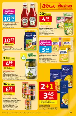 Auchan - gazetka promocyjna Gazetka 30 Lat Hipermarket Auchan od czwartku 05.03 do środy 11.03 - strona 29