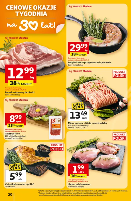 Auchan - gazetka promocyjna Gazetka 30 Lat Hipermarket Auchan od czwartku 05.03 do środy 11.03 - strona 20