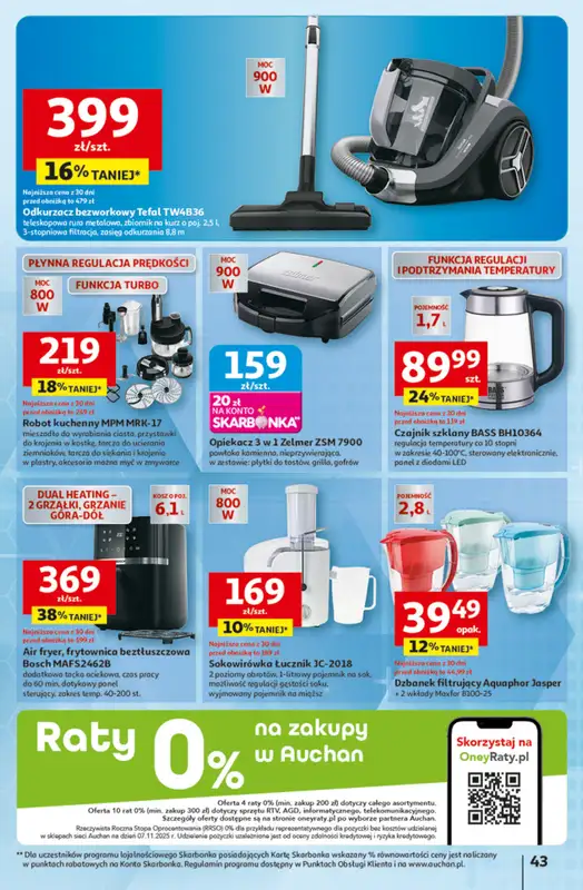 Auchan - gazetka promocyjna Gazetka 30 Lat Hipermarket Auchan od czwartku 05.03 do środy 11.03 - strona 43
