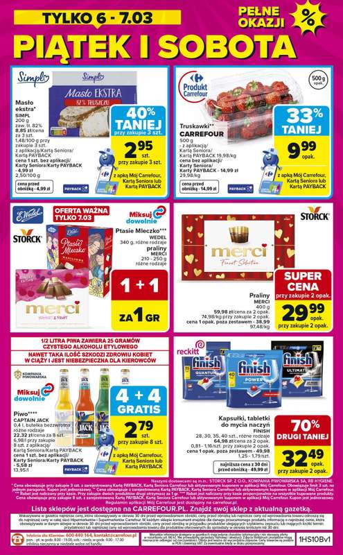 Carrefour - gazetka promocyjna Gazetka Weekend okazji już od czwartku od czwartku 05.03 do soboty 07.03 - strona 8