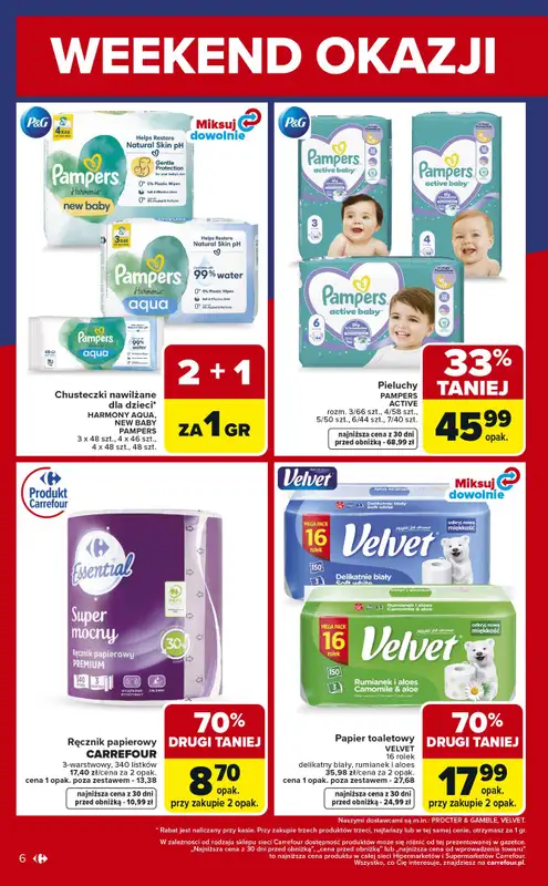 Carrefour - gazetka promocyjna Gazetka Weekend okazji już od czwartku od czwartku 05.03 do soboty 07.03 - strona 6