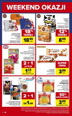 Carrefour - gazetka promocyjna Gazetka Weekend okazji już od czwartku od czwartku 05.03 do soboty 07.03 - strona 4
