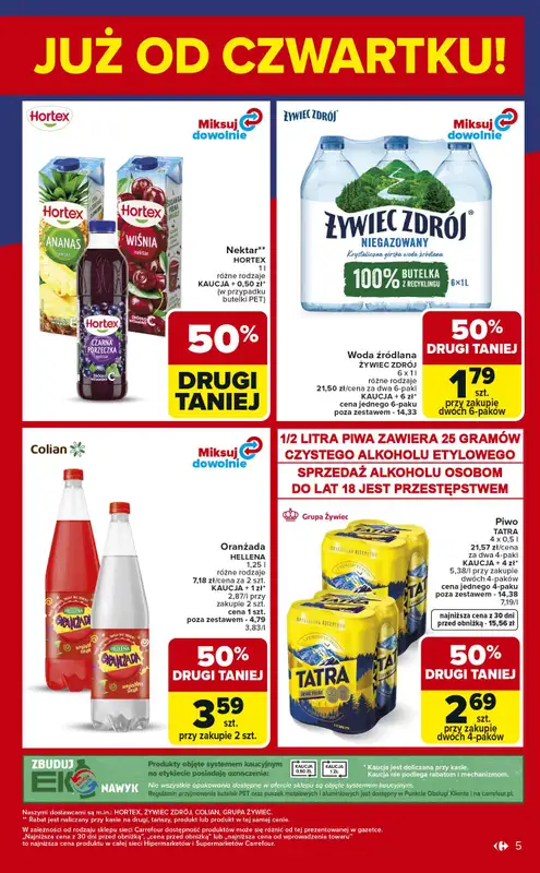Carrefour Market - gazetka promocyjna Gazetka Weekend promek już od czwartku od czwartku 05.03 do soboty 07.03 - strona 5