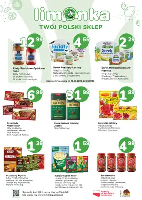 Limonka - gazetka promocyjna Plakat promocyjny od czwartku 12.03 do niedzieli 22.03 - strona 2