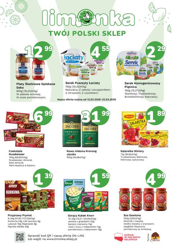 Limonka - gazetka promocyjna Plakat promocyjny od czwartku 12.03 do niedzieli 22.03 - strona 2