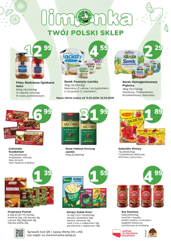 Limonka - gazetka promocyjna Plakat promocyjny od czwartku 12.03 do niedzieli 22.03 - strona 2
