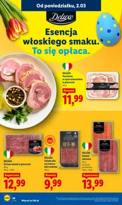 Lidl - gazetka promocyjna Oferta od poniedziałku od poniedziałku 02.03 do środy 04.03 - strona 48