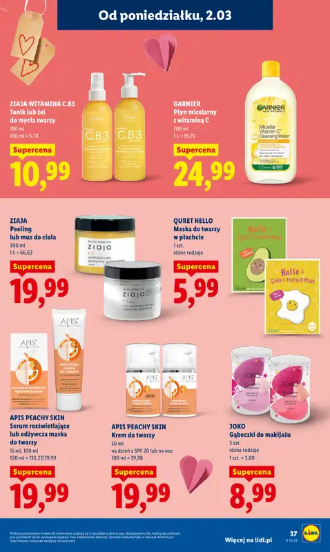 Lidl - gazetka promocyjna Oferta od poniedziałku od poniedziałku 02.03 do środy 04.03 - strona 37