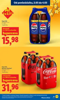 Lidl - gazetka promocyjna Oferta od poniedziałku od poniedziałku 02.03 do środy 04.03 - strona 21