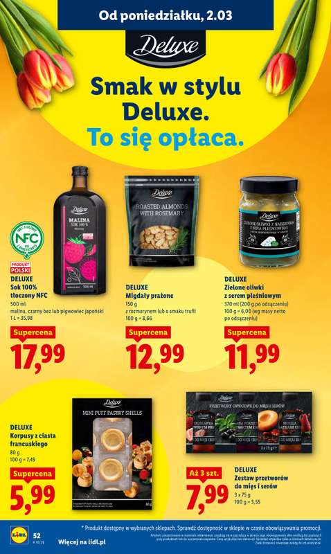 Lidl - gazetka promocyjna Oferta od poniedziałku od poniedziałku 02.03 do środy 04.03 - strona 52