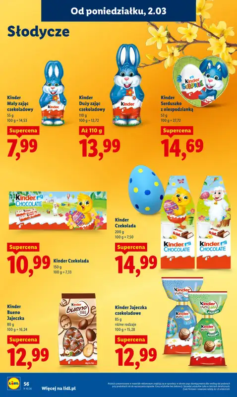 Lidl - gazetka promocyjna Oferta od poniedziałku od poniedziałku 02.03 do środy 04.03 - strona 56