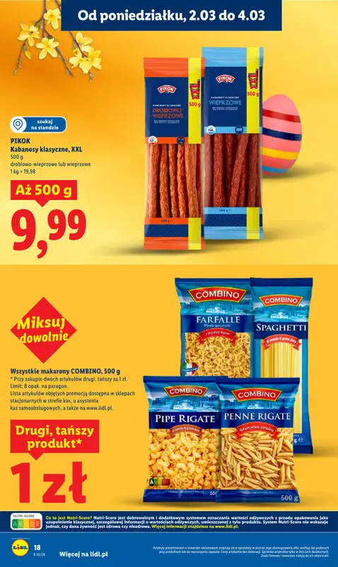 Lidl - gazetka promocyjna Oferta od poniedziałku od poniedziałku 02.03 do środy 04.03 - strona 18
