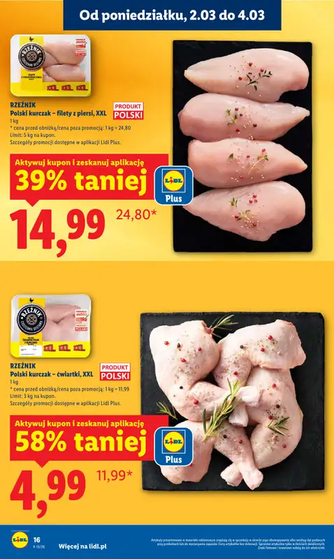Lidl - gazetka promocyjna Oferta od poniedziałku od poniedziałku 02.03 do środy 04.03 - strona 16