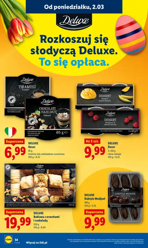 Lidl - gazetka promocyjna Oferta od poniedziałku od poniedziałku 02.03 do środy 04.03 - strona 54