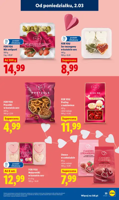Lidl - gazetka promocyjna Oferta od poniedziałku od poniedziałku 02.03 do środy 04.03 - strona 35