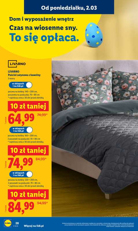 Lidl - gazetka promocyjna Oferta od poniedziałku od poniedziałku 02.03 do środy 04.03 - strona 28