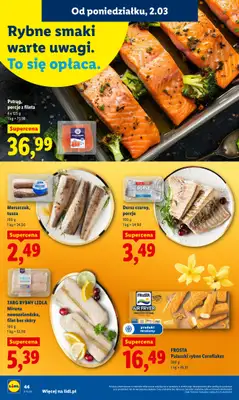 Lidl - gazetka promocyjna Oferta od poniedziałku od poniedziałku 02.03 do środy 04.03 - strona 44