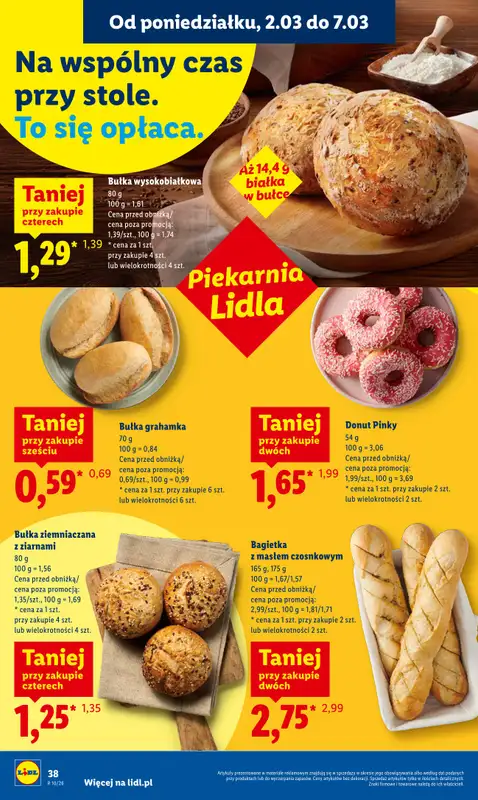 Lidl - gazetka promocyjna Oferta od poniedziałku od poniedziałku 02.03 do środy 04.03 - strona 38