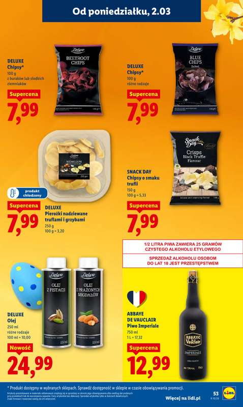 Lidl - gazetka promocyjna Oferta od poniedziałku od poniedziałku 02.03 do środy 04.03 - strona 53