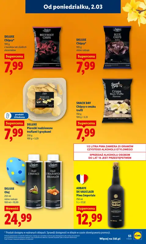 Lidl - gazetka promocyjna Oferta od poniedziałku od poniedziałku 02.03 do środy 04.03 - strona 53