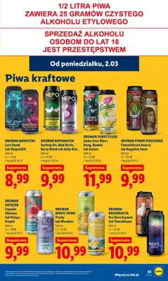 Lidl - gazetka promocyjna Oferta od poniedziałku od poniedziałku 02.03 do środy 04.03 - strona 63