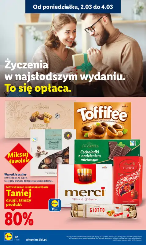 Lidl - gazetka promocyjna Oferta od poniedziałku od poniedziałku 02.03 do środy 04.03 - strona 32